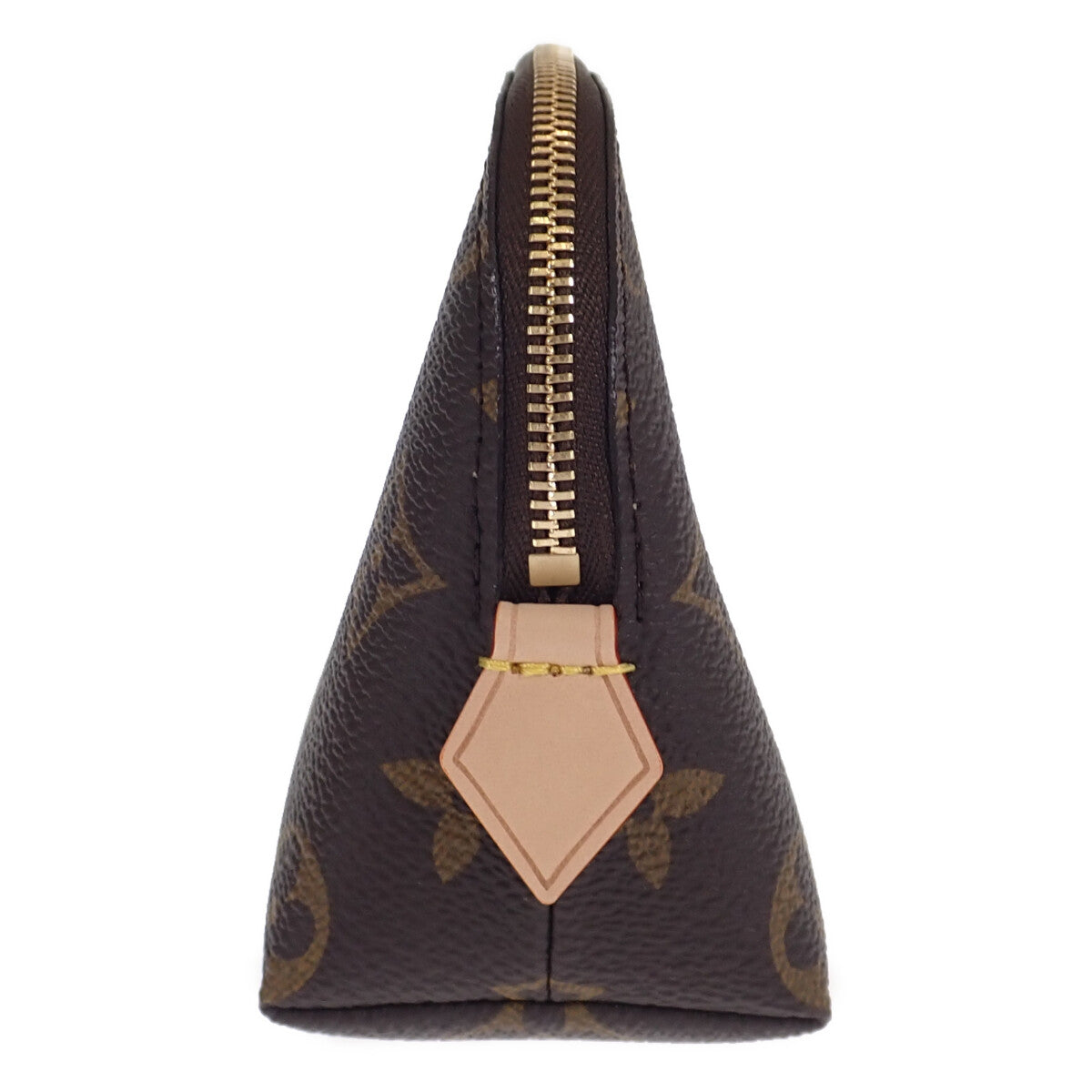 LOUIS VUITTON Pochette Cosmetic PM M47515 Monogram Pouch Brown Women's【Used】【S Rank】