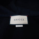 グッチ GUCCI GGブラッシュド フーデットジャケット XS 769546_XJF2X_1000 パーカー コットン ブラック メンズ レディース【中古】【Aランク】
