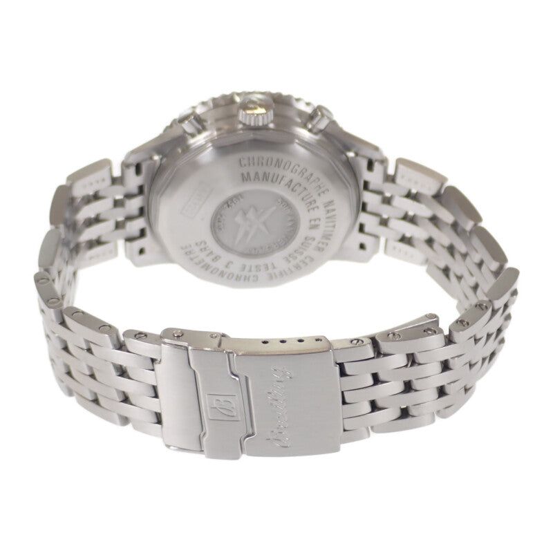 ブライトリング BREITLING ナビタイマー 50th 50周年記念モデル A412E05NP 腕時計 ステンレススチール 自動巻き シルバー文字盤 メンズ【中古】【ABランク】