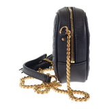 サンローラン SAINT LAURENT ルー ミニショルダー 612579_1GF01 ショルダーバッグ カーフ ブラック レディース【中古】【ABランク】