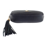 サンローラン SAINT LAURENT ルー ミニショルダー 612579_1GF01 ショルダーバッグ カーフ ブラック レディース【中古】【ABランク】