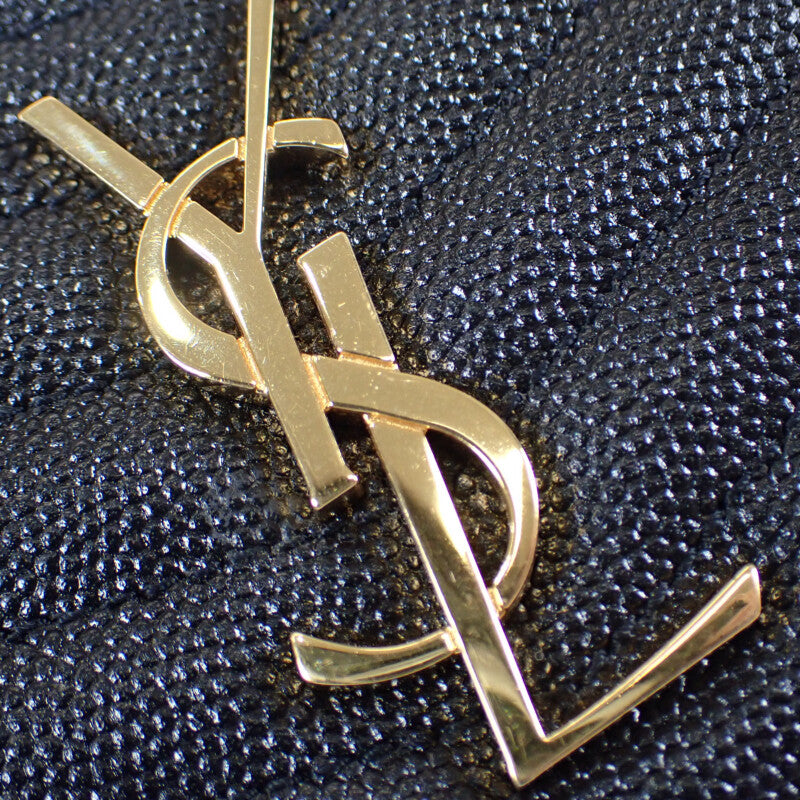 サンローラン SAINT LAURENT ルー ミニショルダー 612579_1GF01 ショルダーバッグ カーフ ブラック レディース【中古】【ABランク】