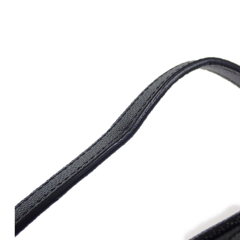 サンローラン SAINT LAURENT ルー ミニショルダー 612579_1GF01 ショルダーバッグ カーフ ブラック レディース【中古】【ABランク】