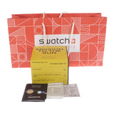 オメガ OMEGA SWATCH スウォッチ ミッション トゥ ザ サン SO33J100 腕時計 セラミック ナイロン クオーツ イエロー文字盤 メンズ【中古】【Sランク】