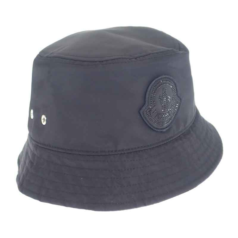 モンクレール MONCLER バケット I20933B00080_0U282 ハット サテン クリスタル ブラック メンズ【中古】【Sランク】