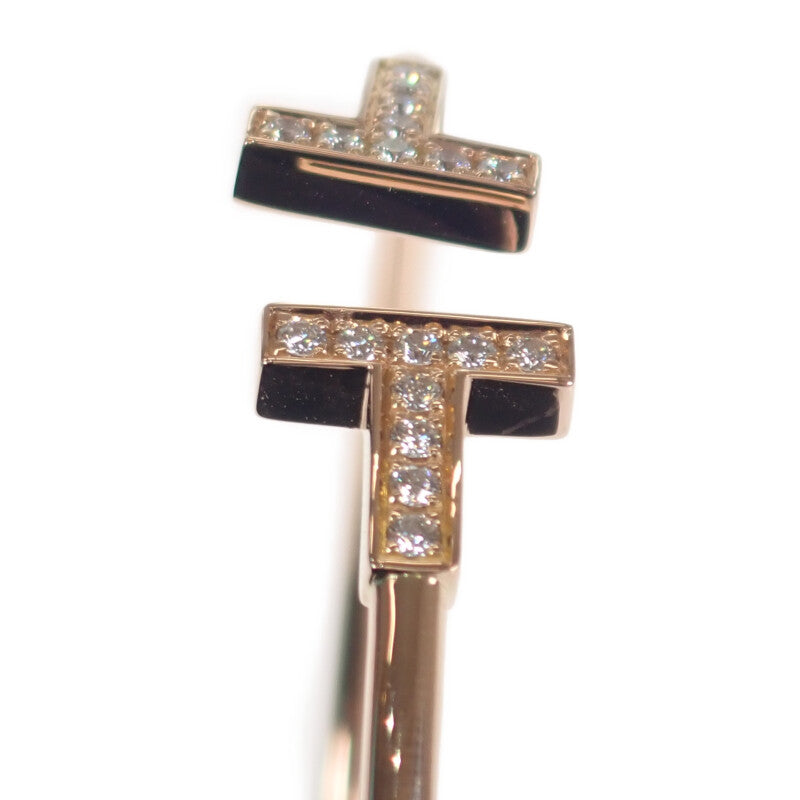 ティファニー TIFFANY&Co. Tワイヤー L 60010769 ブレスレット K18ピンクゴールド ダイヤモンド レディース【中古】【Aランク】