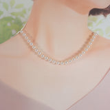 タサキ TASAKI ストリング ネックレス シルバー925 パール レディース【中古】【Aランク】