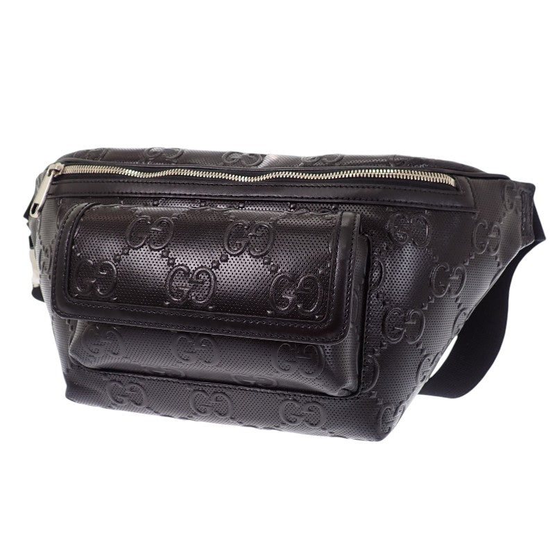 グッチ GUCCI GGエンボス ベルトバッグ 645093_1W3CN_1000 ボディ 