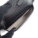 グッチ GUCCI GGエンボス ベルトバッグ 645093_1W3CN_1000 ボディバッグ レザー ブラック メンズ【中古】【Aランク】