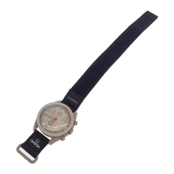 ミッション トゥ ジュピター メンズ 腕時計 SO33C100 セラミック ナイロン グレー文字盤 【ISEYA】