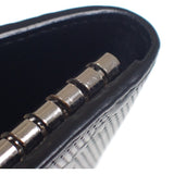 グッチ GUCCI GGエンボス 6連 625565_1W3AN_1000 キーケース レザー ブラック シルバー金具 メンズ レディース【中古】【ABランク】