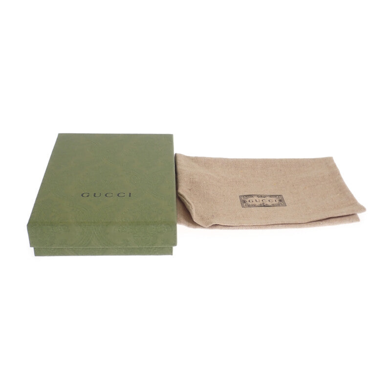 グッチ GUCCI GGエンボス 6連 625565_1W3AN_1000 キーケース レザー ブラック シルバー金具 メンズ レディース【中古】【ABランク】