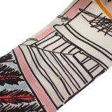 エルメス HERMES ツイリー RAYURES D'ETE レイユールデテ スカーフ シルク ホワイト マルチカラー レディース【中古】【ABランク】