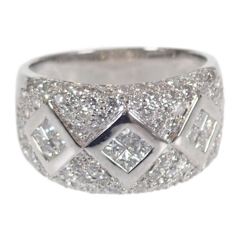 (M012317)K18WG リング 指輪 ダイヤ レディース ホワイトゴールド14100円