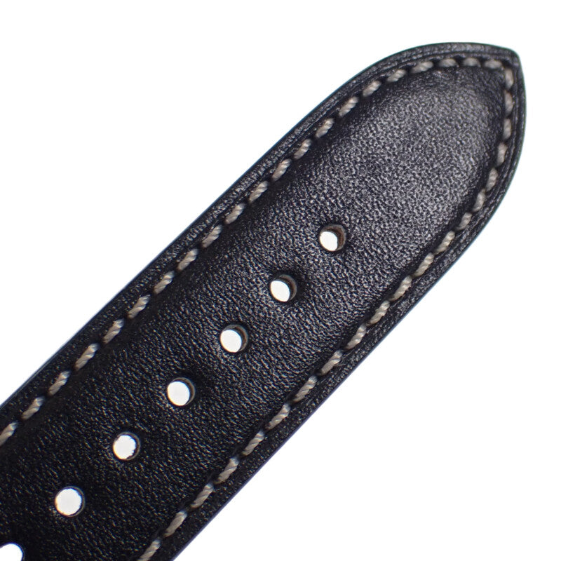 ベル&ロス Bell&Ross BR123 ヴィンテージOB オフィサー BRG123-BL-ST/SCR 腕時計 ステンレススチール レザー 自動巻き ブラック文字盤 メンズ【中古】【Aランク】