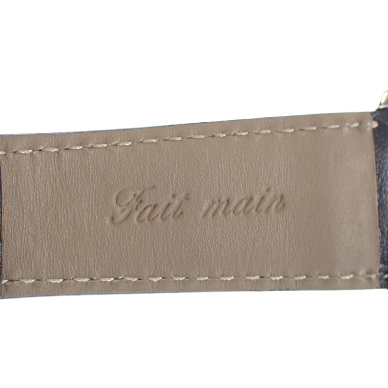 ベル&ロス Bell&Ross BR123 ヴィンテージOB オフィサー BRG123-BL-ST/SCR 腕時計 ステンレススチール レザー 自動巻き ブラック文字盤 メンズ【中古】【Aランク】