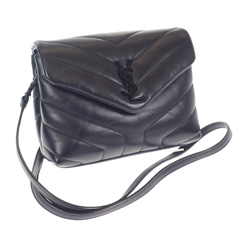 サンローラン SAINT LAURENT ルル トイバッグ 630951_DV708_1000 ショルダーバッグ カーフ ブラック レディース【中古】【Aランク】