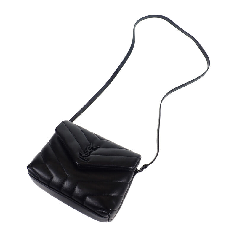 サンローラン SAINT LAURENT ルル トイバッグ 630951_DV708_1000 ショルダーバッグ カーフ ブラック レディース【中古】【Aランク】