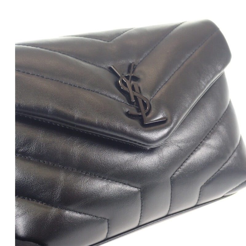 サンローラン SAINT LAURENT ルル トイバッグ 630951_DV708_1000 ショルダーバッグ カーフ ブラック レディース【中古】【Aランク】