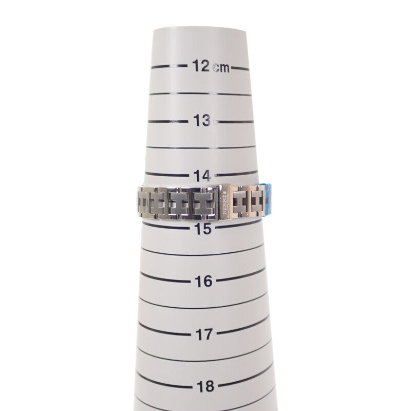 エルメス HERMES クリッパー CL4.210 腕時計 ステンレススチール クオーツ ピンク文字盤 レディース【中古】【ABランク】