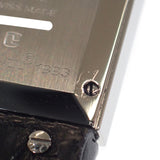 シャネル CHANEL マトラッセ Mサイズ H0116 腕時計 GP レザー クオーツ ブラック文字盤 レディース【中古】【ABランク】