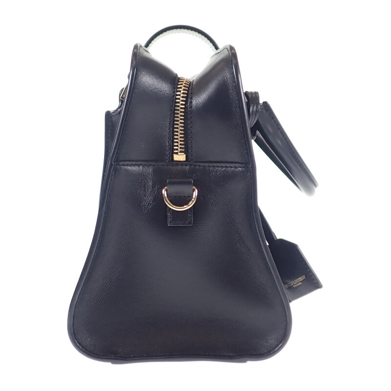 サンローラン SAINT LAURENT ベイビーカバス 568853_DV700_1000 2WAYバッグ ショルダーバッグ カーフ ブラック ゴールド金具 レディース【中古】【Aランク】