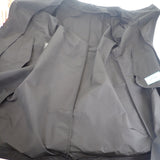 プラダ PRADA ロングコート 44 291367_S181_043 トレンチコート コットン ポリエステル ブラック メンズ レディース【中古】【ABランク】