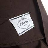 プラダ PRADA ロングコート 44 291367_S181_043 トレンチコート コットン ポリエステル ブラック メンズ レディース【中古】【ABランク】