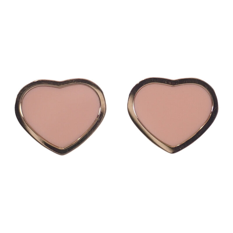 ショパール Chopard ハッピーハート 839482-5601 ピアス K18ピンクゴールド ロゼストーン レディース【中古】【Aランク】