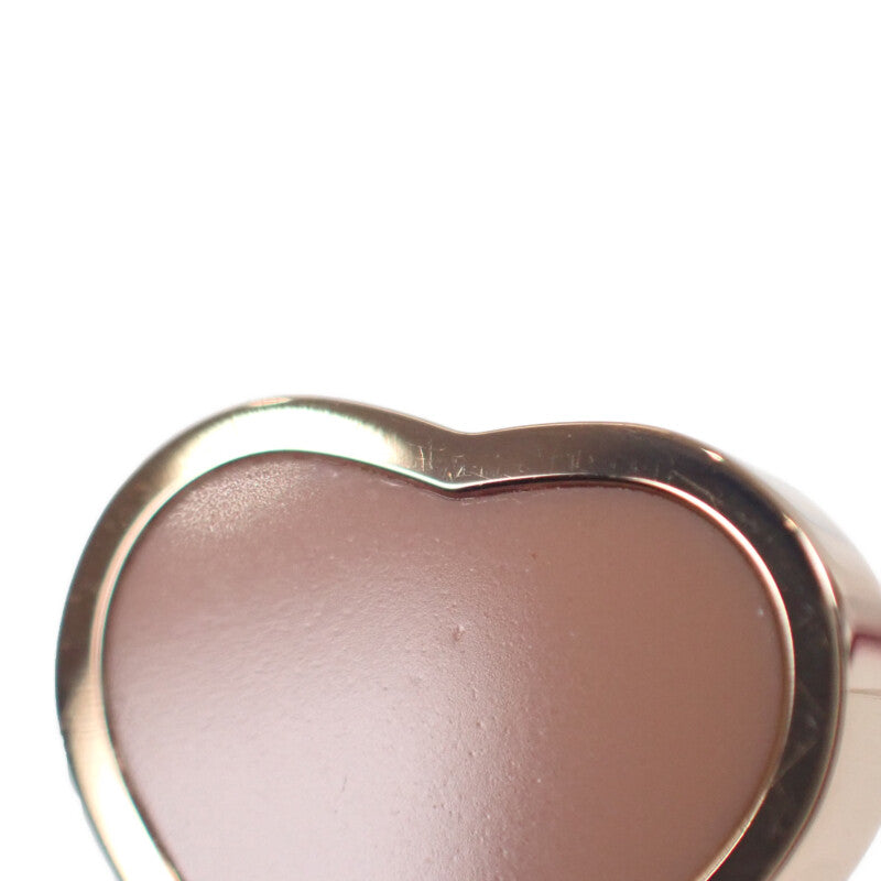 ショパール Chopard ハッピーハート 839482-5601 ピアス K18ピンクゴールド ロゼストーン レディース【中古】【Aランク】