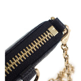 ルイヴィトン LOUIS VUITTON イージー・ポーチ チェーン M80349 ショルダーバッグ モノグラム・アンプラントレザー ノワール ブラック ゴールド金具 レディース【中古】【Sランク】