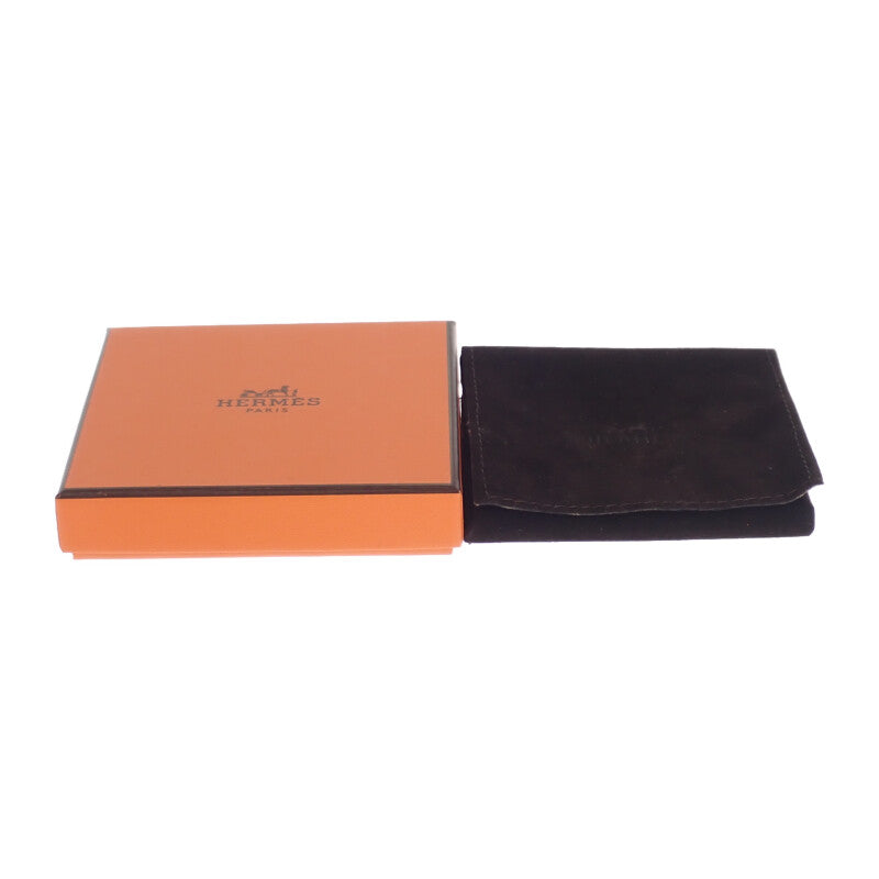 Hermes Mon Petit Kelly PM Necklace Swift Orange Poppy Women's