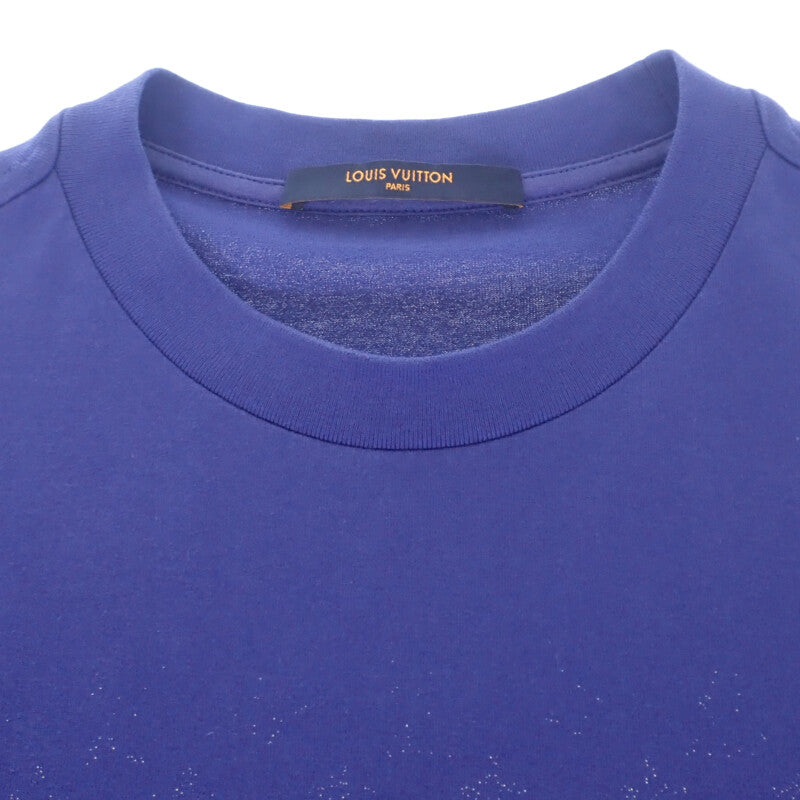 ルイヴィトン LOUIS VUITTON LVSEモノグラム グラディエント M 1AA51Q 半袖Tシャツ コットン ブルーペトロール メンズ【中古】【Aランク】