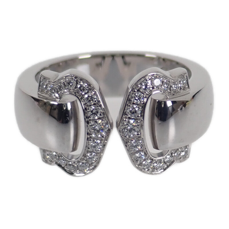 カルティエ CARTIER 2C ブークルセ 7号 B4071047 リング K18ホワイトゴールド ダイヤモンド 47 レディース【中古】【Aランク】