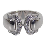 カルティエ CARTIER 2C ブークルセ 7号 B4071047 リング K18ホワイトゴールド ダイヤモンド 47 レディース【中古】【Aランク】