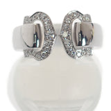 カルティエ CARTIER 2C ブークルセ 7号 B4071047 リング K18ホワイトゴールド ダイヤモンド 47 レディース【中古】【Aランク】