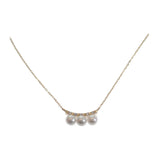 ヴァンドーム VANDOME AGVN650140PA ネックレス K18イエローゴールド ダイヤモンド アコヤパール レディース【中古】【Aランク】