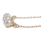 ヴァンドーム VANDOME AGVN650140PA ネックレス K18イエローゴールド ダイヤモンド アコヤパール レディース【中古】【Aランク】