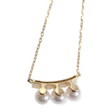 ヴァンドーム VANDOME AGVN650140PA ネックレス K18イエローゴールド ダイヤモンド アコヤパール レディース【中古】【Aランク】