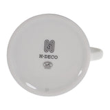 エルメス HERMES アッシュデコ ペアカップ 2客セット 食器 洋食器 マグカップ ポーセリン ブラック【中古】【Sランク】