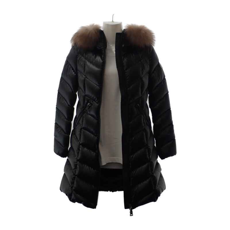 モンクレール MONCLER ロング I20931C00038_C0065 ダウンジャケット ナイロン ブラック サイズ00 レディース【中古】【Aランク】