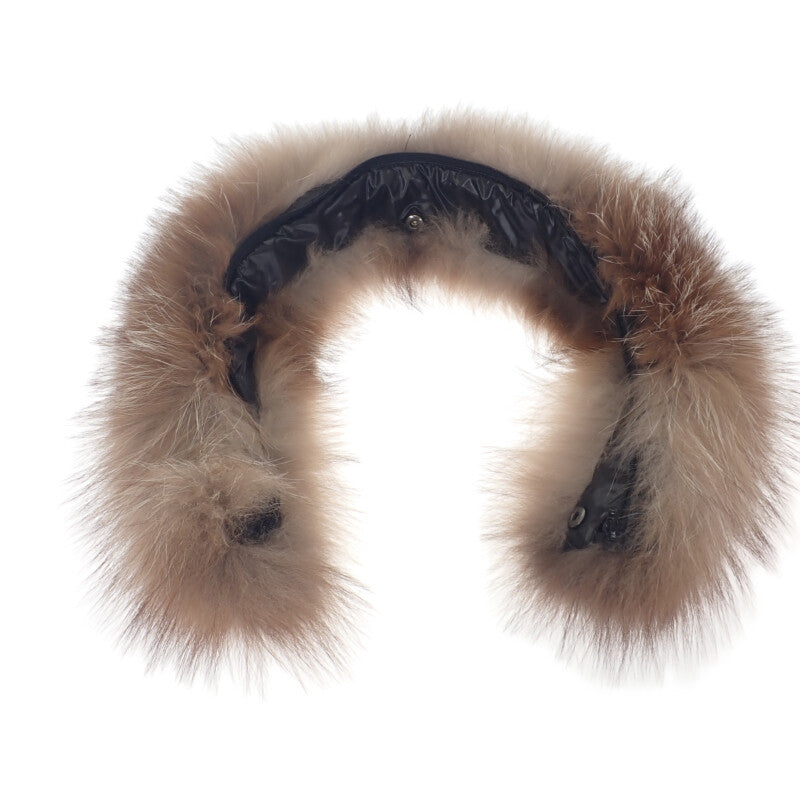 モンクレール MONCLER FULMARUS ロング I20931C00038_C0065 ダウンジャケット ナイロン フォックスファー ブラック 00 レディース【中古】【Aランク】