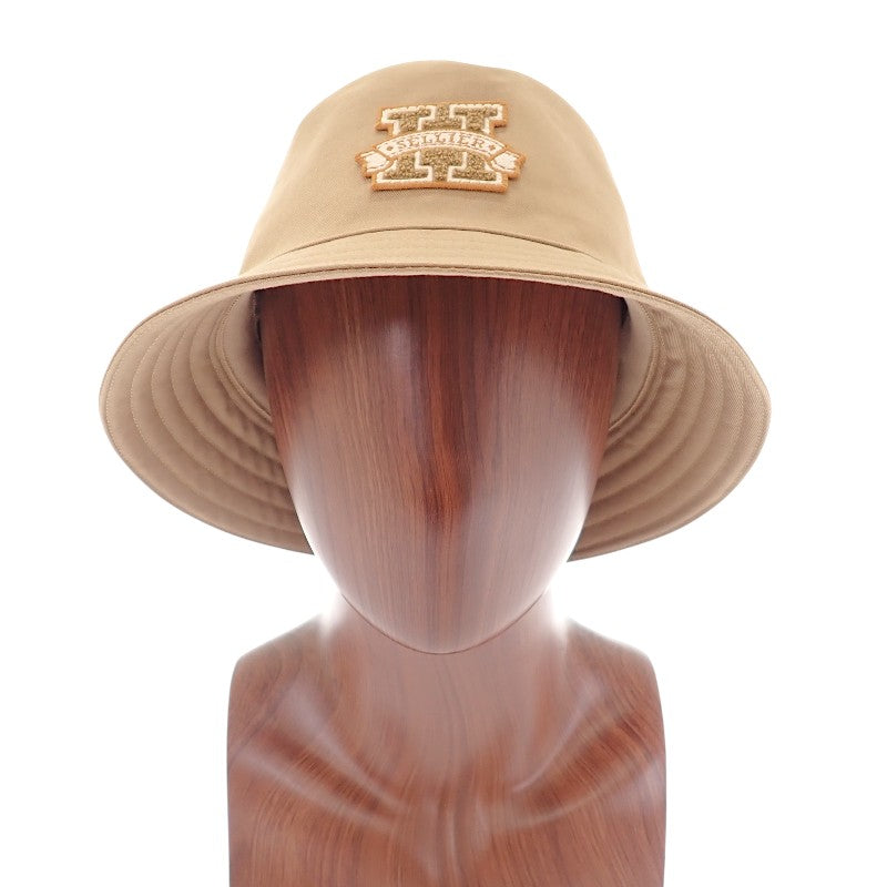 エルメス HERMES ハーパー・Hセリエ バケット H232031N_D158 ハット コットン ベージュ レディース【中古】【Aランク】