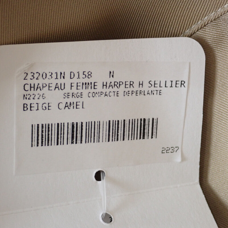 エルメス HERMES ハーパー・Hセリエ バケット H232031N_D158 ハット コットン ベージュ レディース【中古】【Aランク】