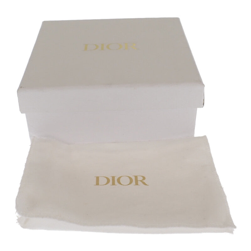 ディオール Dior サドル コンパクトウォレット S5653CCEH 三つ折り財布 ゴートスキン ラベンダー レディース【中古】【Aランク】