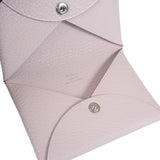 エルメス HERMES カルヴィ コインケース シェブルミゾル モーヴペール シルバー金具 メンズ レディース【中古】【SAランク】