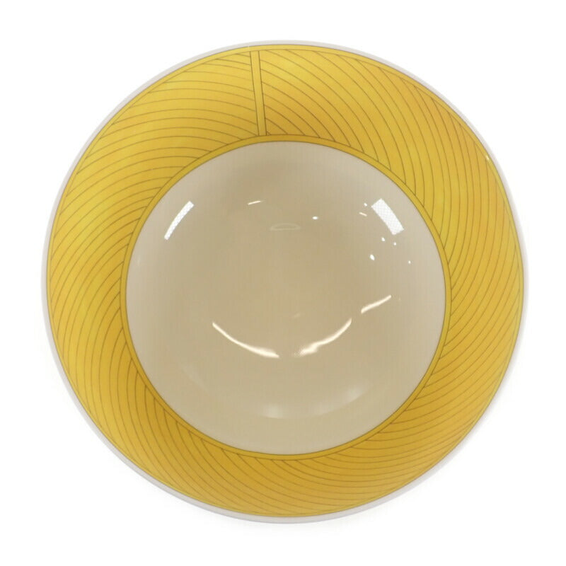 エルメス HERMES ソレイユ ドゥ エルメス ラージボウル 046083P 食器 磁器 イエロー レディース【中古】【Sランク】
