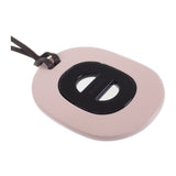 エルメス HERMES フィデリオ・ヴィラージュGM ラージ ネックレス バッファローホーン ラッカーウッド ピンク レディース【中古】【ABランク】