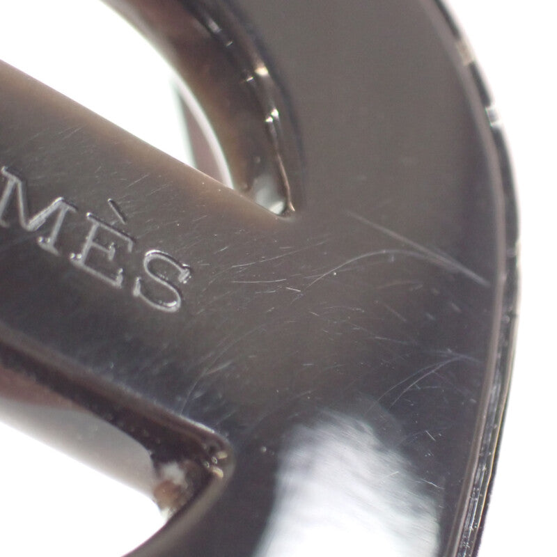 エルメス HERMES フィデリオ・ヴィラージュGM ラージ ネックレス バッファローホーン ラッカーウッド ピンク レディース【中古】【ABランク】