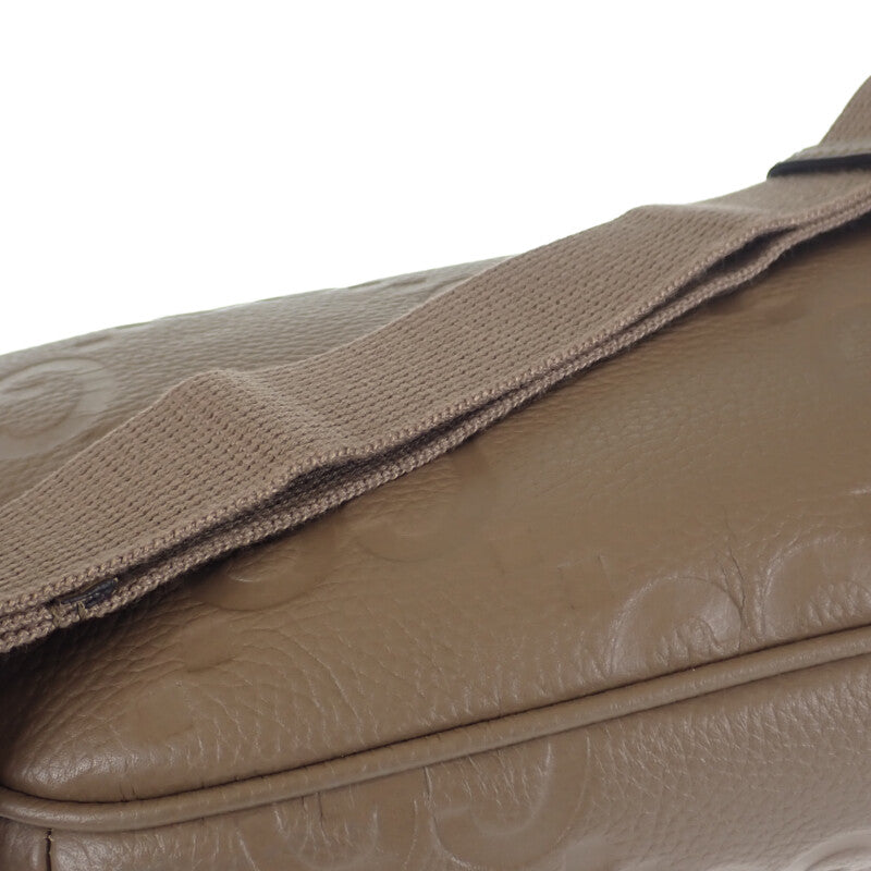 グッチ GUCCI ジャンボGGベルトバッグ 645093 ボディバッグ レザー ブラウン メンズ【中古】【Aランク】